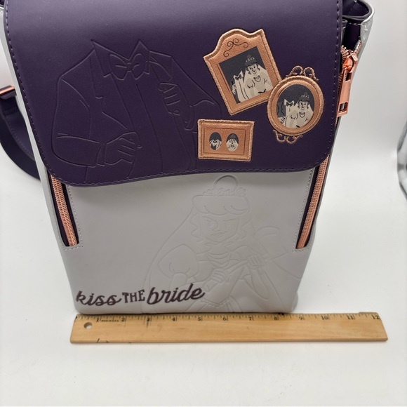 Disney Purple and Gray Backpack The Haunted Mansion Ghost Bride main image 11